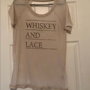Whiskey and Lace tshirt